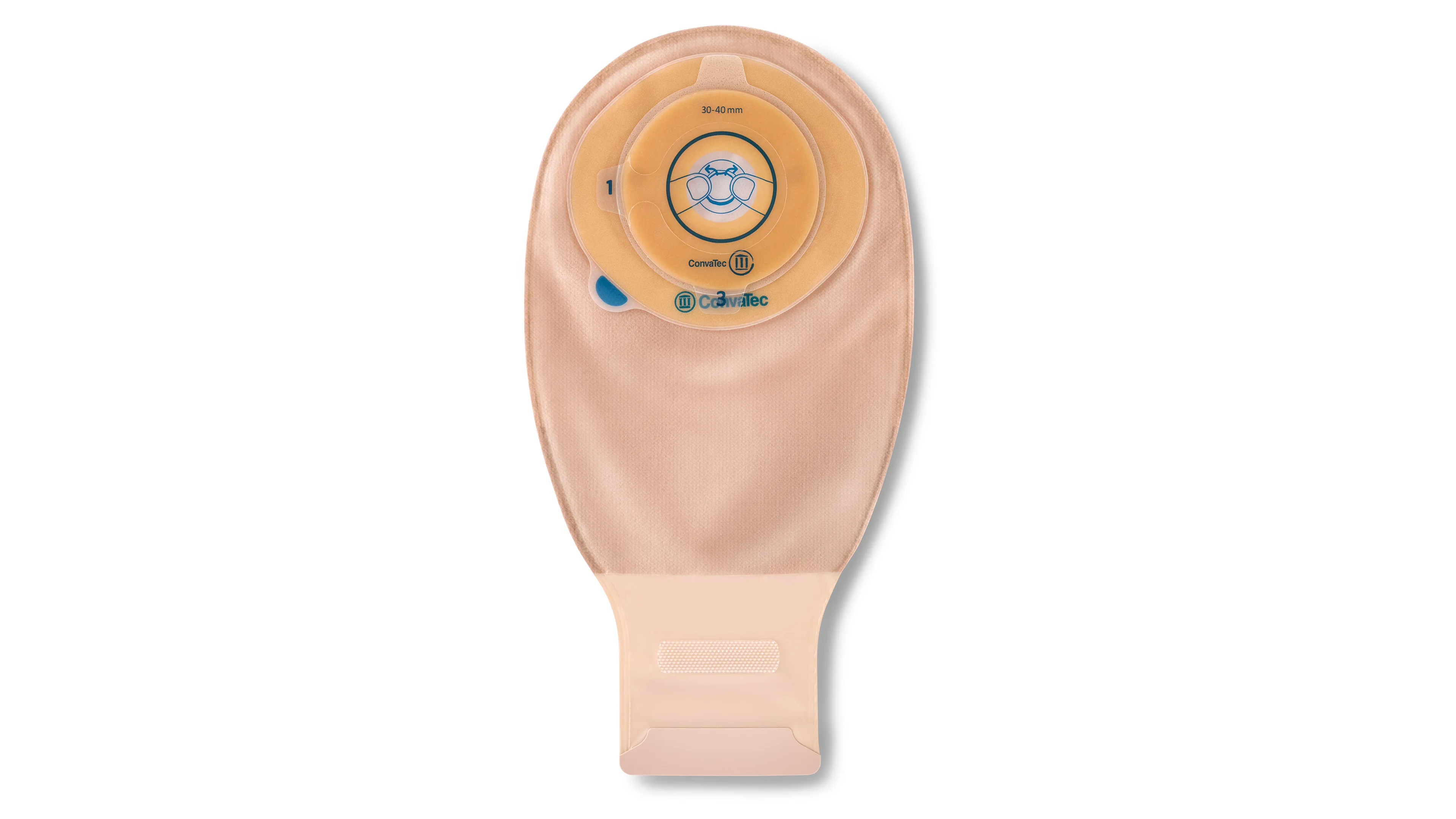 An ostomy pouch